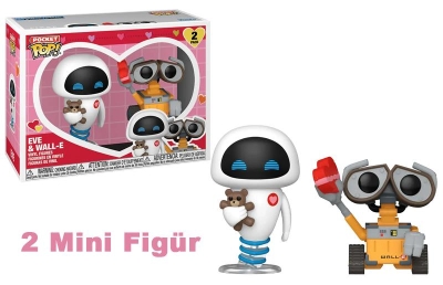 Funko 2-Pack Pocket Pop Disney - Eve & Wall-E Valentine