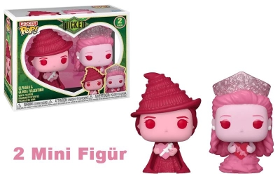 Funko 2-Pack Pocket Pop Wicked - Elphaba & Glinda Valentine