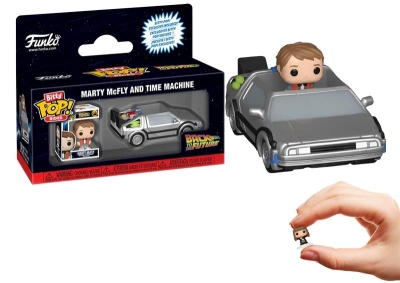 Funko Bitty Pop Rides Back To The Future - Marty Mcfly And Time Machine