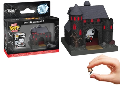 Funko Bitty Pop Towns Universal Monsters - Dracula And Castle