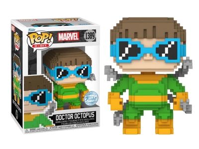 Funko Pop 8-Bit Marvel Spider-Man - Doctor Octopus Special Edition No:1389 Bobble-Head