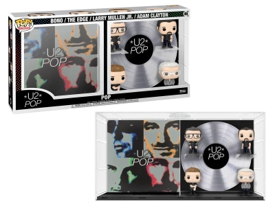 Funko Pop Albums Deluxe U2 Pop - Bono / The Edge / Larry Mullen Jr. / Adam Clayton No:46