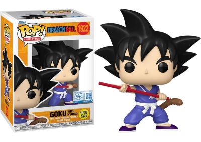 Funko Pop Animation Dragon Ball - Goku (nyoibou) (glows İn The Dark) (special Edition)