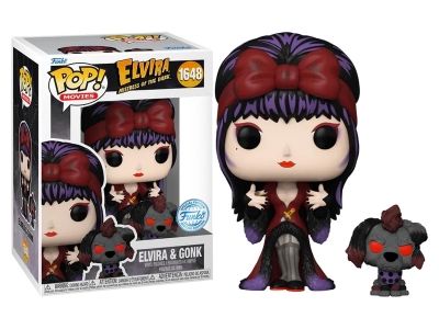 Funko Pop & Buddy Movies Elvira Mistress Of The Dark - Elvira & Gonk Moonlight Special Edition