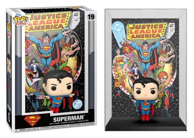 Funko Pop Comic Cover Dc Justice League Of America - Superman Special Edition No:19