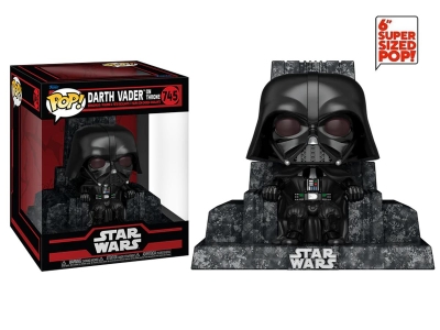 Funko Pop Deluxe Disney Star Wars Dark Side - Darth Vader On Throne No:745 Bobble-Head