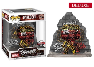 Funko Pop Deluxe Marvel - Daredevil Street Art Collection Special Edition No:704 Bobble-Head
