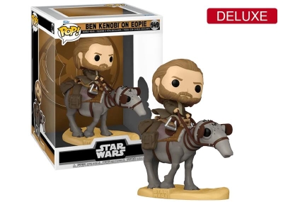 Funko Pop Disney Deluxe Star Wars - Ben Kenobi On Eopie No:549 Bobble-Head