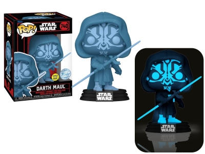 Funko Pop Disney Star Wars Dark Side - Darth Maul Holo Glows İn The Dark Specialty Series