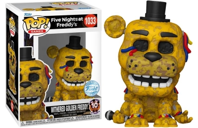 Funko Pop Games Five Nights At Freddy's - Withered Golden Freddy Special Edition No:1033