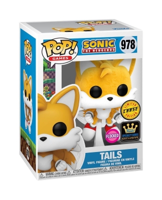 Funko Pop Games Sonic The Hedgehog - Tails Flying Flocked Specialty Series Limited Chase Edition