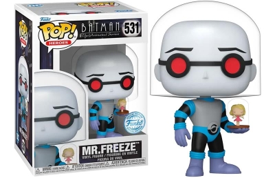 Funko Pop Hereos Animated Batman - Mr. Freeze With Nora Special Edition No:531