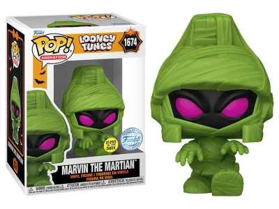 Funko Pop Looney Tunes - Marvin The Martian Mummy Glows İn The Dark Special No:1674