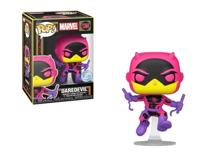 Funko Pop Marvel Classic - Daredevil Blacklight Special Edition No:1360 Bobble-Head