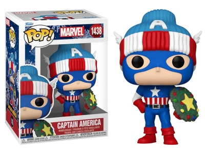 Funko Pop Marvel Holiday – Captain America No:1438 Bobble-Head