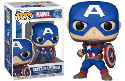 Funko Pop Marvel New Classics - Captain America No:1419 Bobble-Head