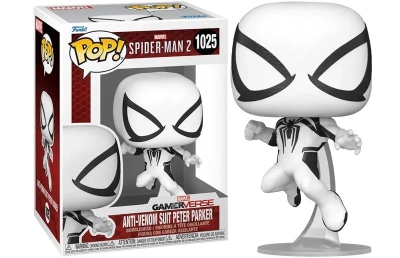Funko Pop Marvel Spider-Man 2 Gamer Verse - Anti-Venom Suit Peter Parker No:1025 Bobble-Head