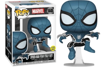 Funko Pop Marvel Spider-Man - Spider-Man Fear Itself Suit Glows İn The Dark No:1445 Bobble-Head