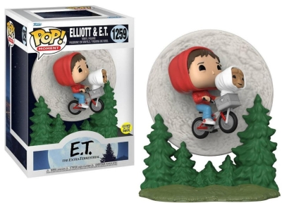 Funko Pop Moment: E.T. - Elliott & E.T. Glows in the Dark No:1259