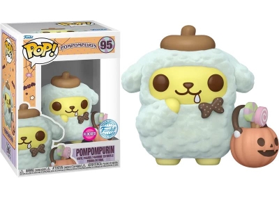 Funko Pop Sanrio Hello Kitty - Pompompurin With Busket (flocked) (special Edition) No:95