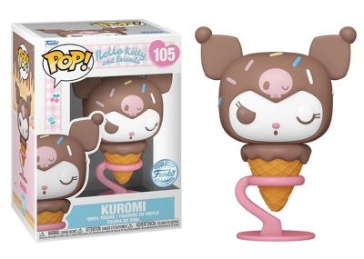Funko Pop Sanrio Hello Kitty And Friends - Kuromi Ice Cream Cone Special Edition No:105