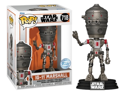 Funko Pop Star Wars The Mandalorian S10 - Marshal Special Edition No:718 Bobble-Head