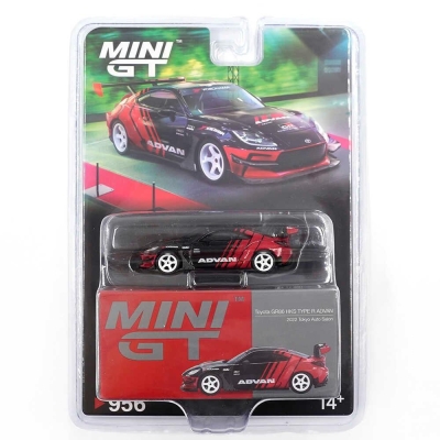 Mini GT 1/64 Toyota GR86 HKS TYPE R ADVAN 2022 Tokyo Auto Salon - Blister No:956