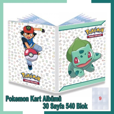 Pokemon Kart Albümü -  Bulbasaur Tema