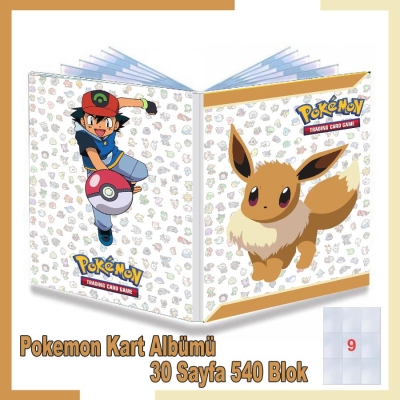 Pokemon Kart Albümü -  Eevee Tema