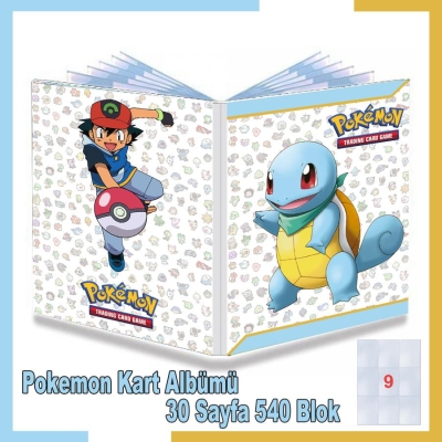 Pokemon Kart Albümü - Squirtle Tema