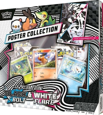 Pokemon Tcg Black Bolt & White Flare Poster Collection Box