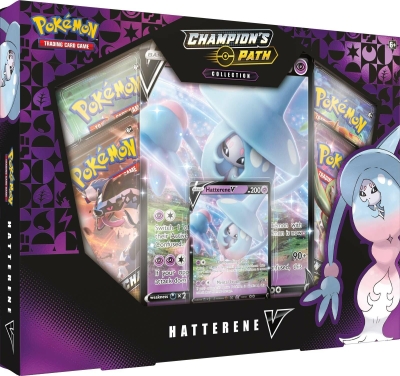 Pokemon Tcg Champion's Path Collection Hatterene V Box