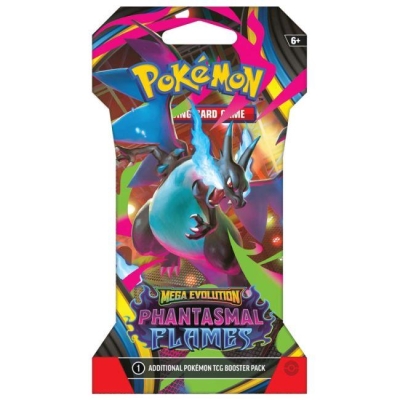 Pokemon Tcg Mega Evolution - Phantasmal Flames Tek Sleeved Booster Paket