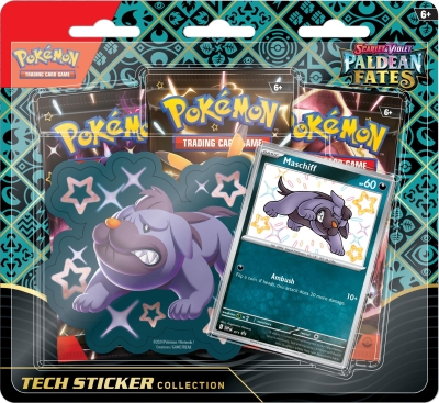 Pokemon Tcg Paldean Fates Tech Sticker Collection Maschiff