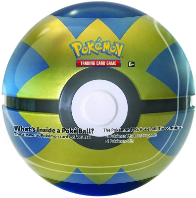 Pokemon Tcg Pokeball Tin Best of 2021 Quick Ball + 3 Booster Paket