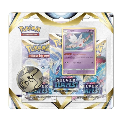 Pokemon Tcg Silver Tempest Premium Checklane 3 Booster Paket + Togetic