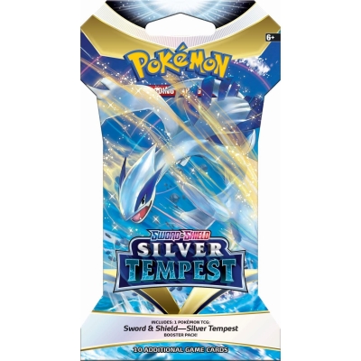 Pokemon Tcg Silver Tempest Sleeved Tek Booster Paket