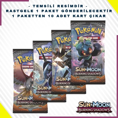 Pokemon Tcg: Sun & Moon Burning Shadows Booster Pack 10'lu (orjinal Ürün)