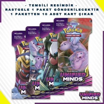 Pokemon Tcg: Sun & Moon Unified Minds Booster Pack 10'lu (orjinal Ürün)