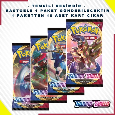 Pokemon Tcg: Sword & Shield Booster Pack Kart Seti 10'lu (orjinal Ürün)