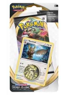 Pokemon Tcg: Sword & Shield Checklane Booster Pack Noctowl Kart Seti 10'lu (orjinal Ürün)