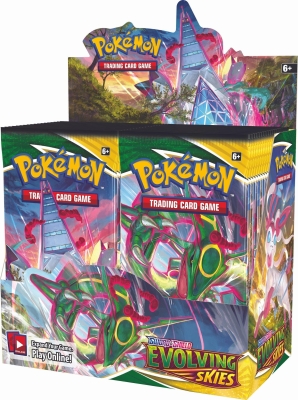 Pokemon Tcg Sword & Shield Evolving Skies Booster Box-36 Paket Orjinal Jelatinde