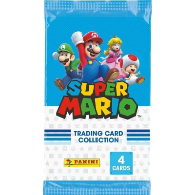 Super Mario Trading Cards 1 Paket (4 Kart)