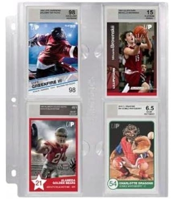 Ultra Pro 4-Pocket Page For Graded Psa Slabs / Sayfa -1 Adet