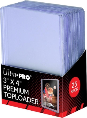 Ultra Pro 7,5cm X 10cm Toploader Premium ( Extra Kalın ) 25'li