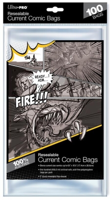 Ultra Pro Current Comic Bags 17.4 Cm X 26.60 Cm 100'lü Koruyucu