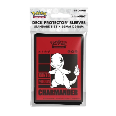 Ultra Pro Pokemon Charmander Temalı 65 Adet Deck Protector Sleeve Kart Koruyucu