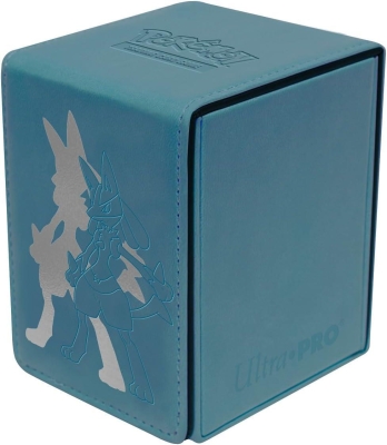 Ultra Pro Pokemon Elite Series Lucario Premium Alcove Flip Deck Box