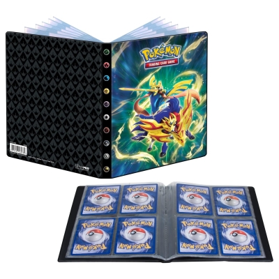 Ultra Pro Pokemon Portfolio Crowned Sword Zacian & Crowned Shield Zamazenta 4 Cepli 80 Kart Kapasite