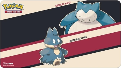 Ultra Pro Pokemon Snorlax and Munchlax Standard Gaming Playmat Mousepad